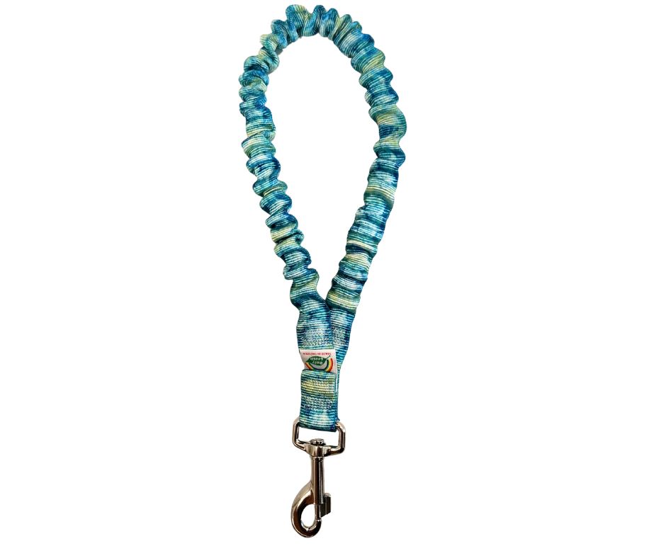 Only Leash - Aqua Tie Dye - Aqua and Green